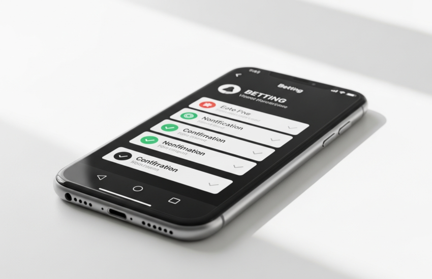 Bet acceptance notification settings on Indian betting apps